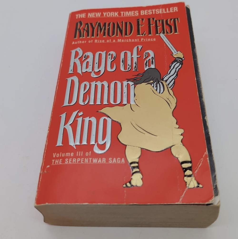 Rage of a Demon King by Raymond E. Feist - Red Cover
